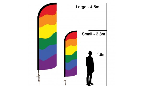 Rainbow (LGBT) Advertising Flag